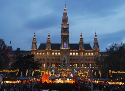 Piata de Craciun in Viena, Austria